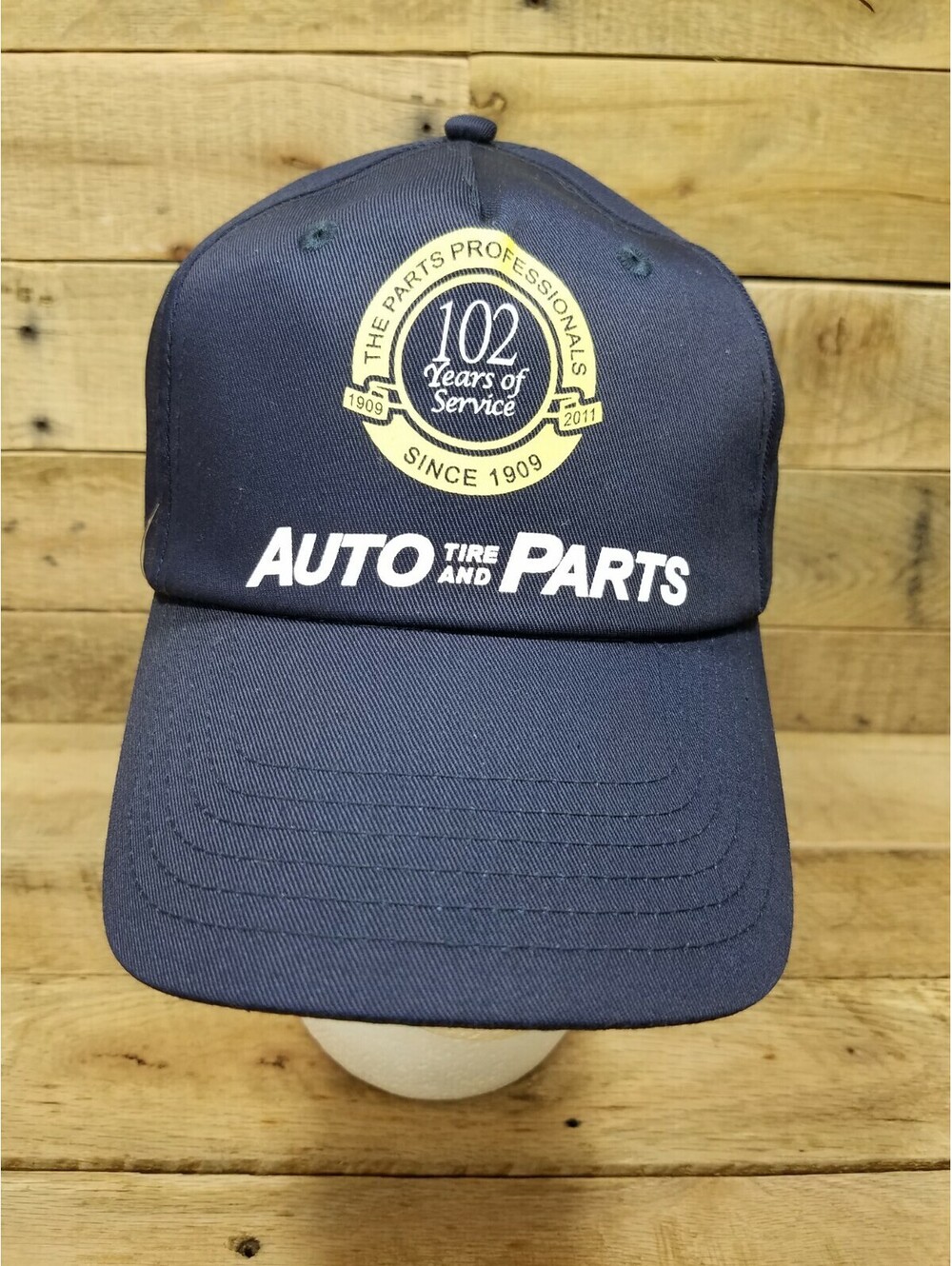 Blue Auto Tire & Parts 103 Years Strap Back Hat DUPONT Good Shape